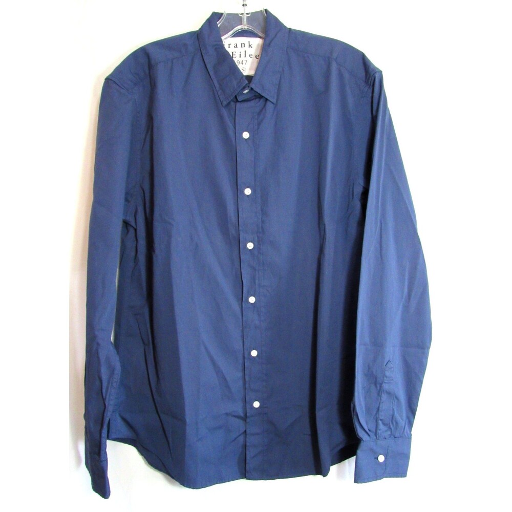 Frank & Eileen Finbar Blue Button Down Long Sleeve Shirt Size Small NWOT